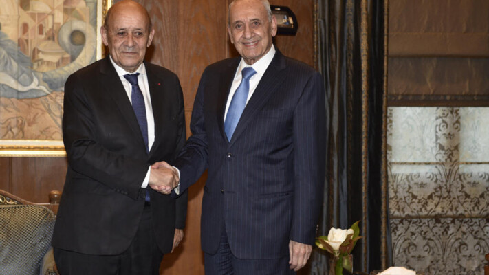 وصول لودريان الى عين التينة للقاء بري