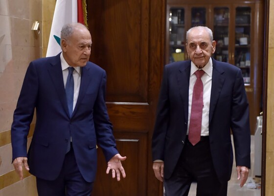 بري بحث مع أبو الغيط الأوضاع في لبنان والمنطقة واستقبل السفير البحريني الجديد
