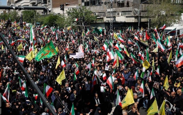 مسيرات حاشدة في إيران إحياء لذكرى مرور أربعين يوما على اغتيال علي خامنئي