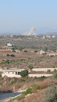 نفّذ الجيش الإسرائيلي تفجيرًا عنيفًا في بلدة الطيبة بقضاء مرجعيون