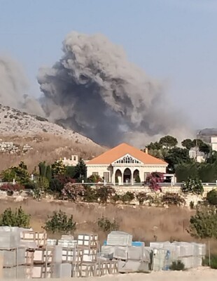 النشرة: غارة اسرائيلية على منطقة الجرمق في الجنوب