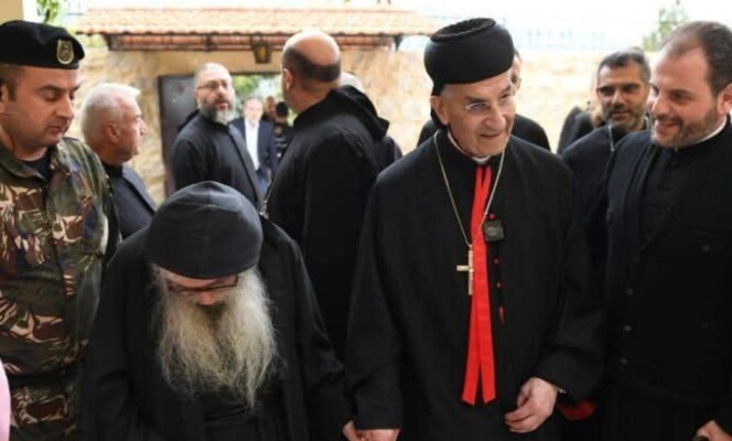 الراعي اختتم زيارته الى قرى جزين بزيارة دير المخلّص- بحنين ولقائه الحبيس يوحنا خوند