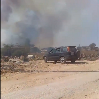 "النشرة": القوات الاسرائيلية القت قنابل حارقة في أحراج الزيتون في عيتا الشعب ما ادى الى إندلاع الحرائق