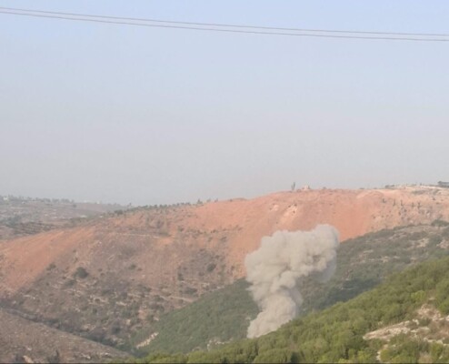 غارات إسرائيلية على بيت ليف وكفرتبنيت ووادي الحجير وتفجير في يحمر الشقيف