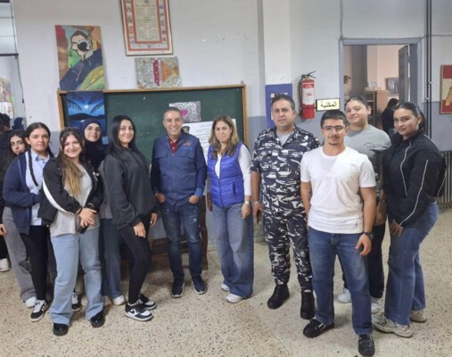 ندوة في ثانوية زحلة المختلطة حول قانون السير وإشارات المرور وأسس القيادة الآمنة