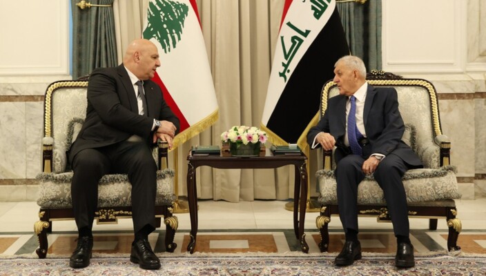 الرئيس العراقي استنكر باتصال مع الرئيس عون الاعتداءات الإسرائيلية وأيد التحرك اللبناني لوقف التصعيد