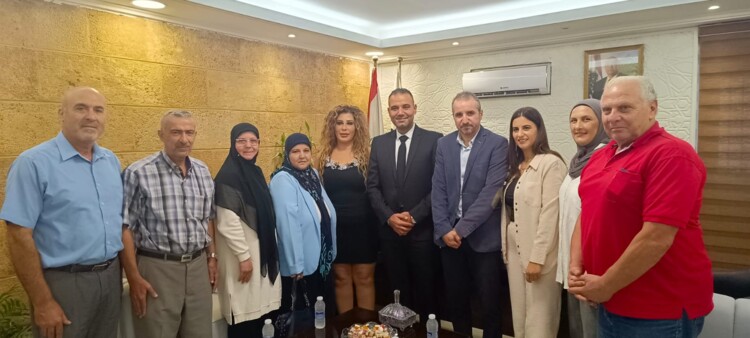 وفد من رؤساء الوحدات الادارية في سراي صيدا جال على قادة الأجهزة الأمنية الجدد مهنئاً