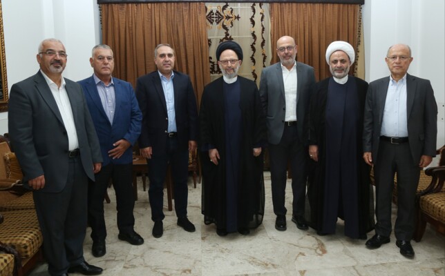 فضل الله استقبل وفدًا من "التقدمي": للارتقاء فوق الخلافات واعتماد خطاب عقلاني هادئ