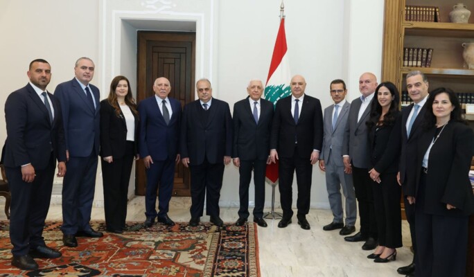 الرئيس عون استقبل وفدا من نقابة أصحاب المستشفيات وأكد أنه سيدرس مطالب النقابة مع المعنيين