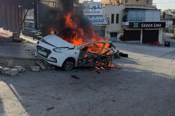 النشرة: سقوط شهداء وجرحى بغارة اسرائيلية على سيارة في بلدة كفررمان