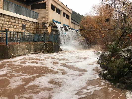 النشرة: انحسار العاصفة في مناطق النبطية واقليم التفاح