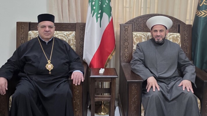 المطران ابراهيم زار مفتي البقاع: الأزمة التي نعيشها لا يجوز أن تتمكن من هدم الكيان اللبناني