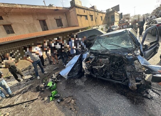 التحكم المروري: 3 جرحى جراء حادث تصادم بين مركبتين في بلدة بيت شاما