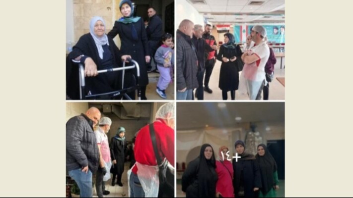 عزالدين واصلت جولاتها التفقدية على مراكز الإيواء لمتابعة آلية العمل