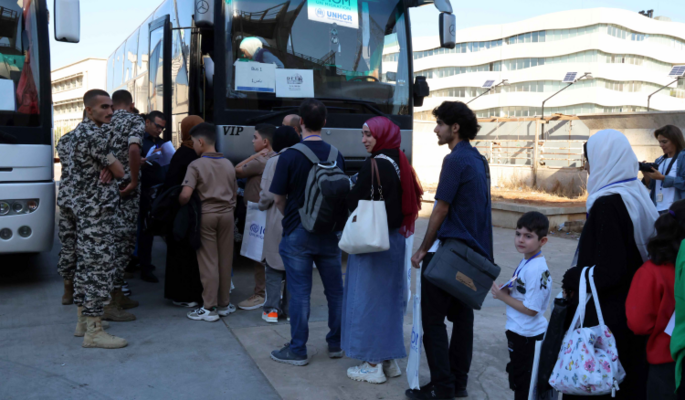 الأمن العام نظم المرحلة الخامسة من خطة الحكومة للعودة المنظمة للنازحين السوريين