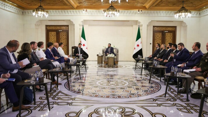 الشرع بحث مع كوبر بحضور براك آفاق التعاون في المجالات السياسية والعسكرية