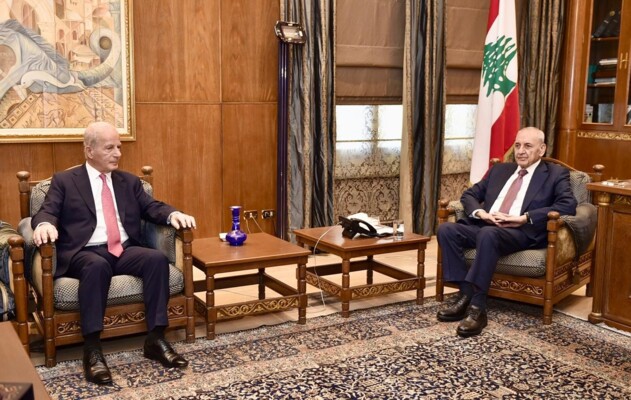 بري تابع تطوّرات الأوضاع العامة خلال استقباله السفير الأميركي ميشال عيسى والعريضي