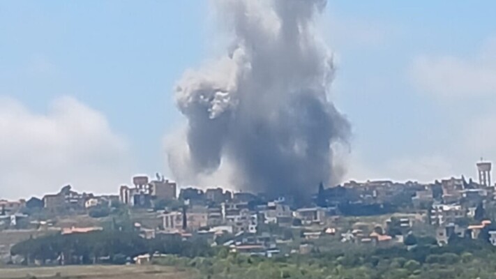 غارتان إسرائيليتان استهدفتا بلدة المنصوري - قضاء صور