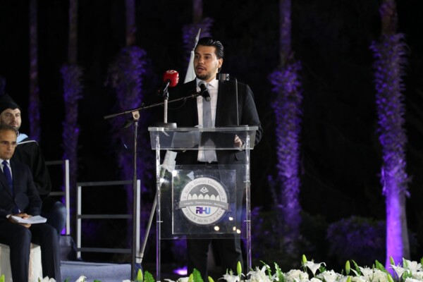 شحادة في الاحتفال باليوبيل الفضي لجامعة رفيق الحريري: التعليم أساس بناء الإنسان والوطن