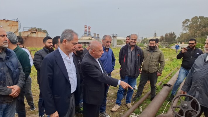 الصدي زار المنشآت النفطية ومعمل الكهرباء في الزهراني داعما العاملين