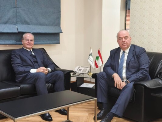 عدوان زار الحاج وبحثا خطة توسيع شبكة الألياف الضوئية وإدراج الشوف والدامور في موازنة 2026