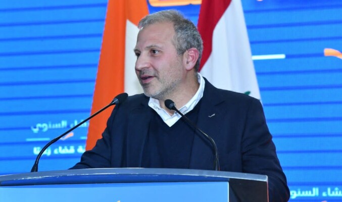 باسيل: لبنان بخطر حقيقي ومشاهد السوريين في الطرقات الأسبوع الماضي احتلال جديد لبلدنا