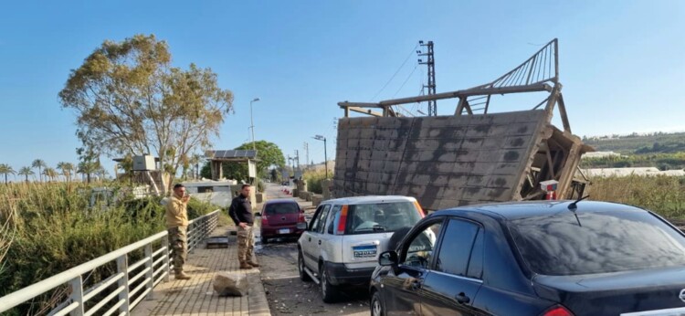 فتح جسر القاسمية من قبل الجيش اللبناني