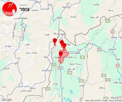 القناة 12: تم تفعيل الإنذارات في مناطق كريات شمونة وكفار جلعادي وتل حاي إثر إطلاق قذائف من لبنان