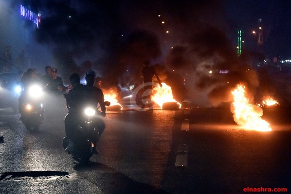 القوى الامنية في منطقة الزهراني فتحت جميع الطرقات بمؤازرة الجيش