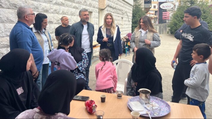 الرافعي تفقدت مراكز إلايواء في قضاء زغرتا واستمعت الى مطالب النازحين وحاجاتهم