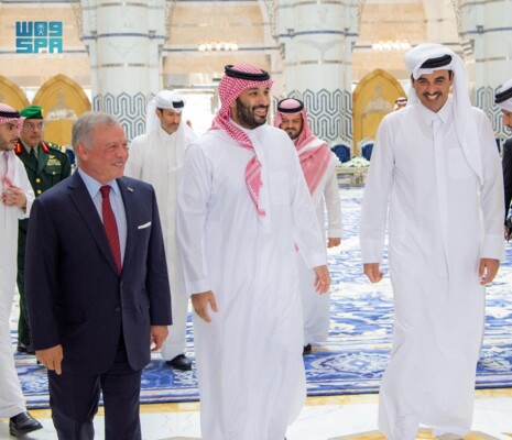 محمد بن سلمان وامير قطر وملك الاردن: هجمات ايران تشكل تصعيدًا خطيرًا يهدد أمن المنطقة واستقرارها