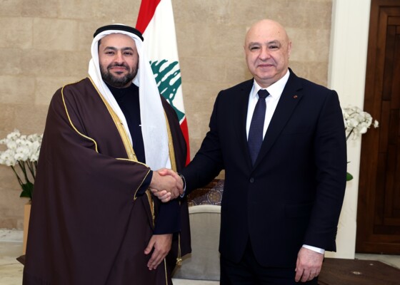 الرئيس عون التقى الخليفي: الضغط على إسرائيل لتسهيل عمل لجنة "الميكانيزم" ضروري
