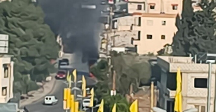 "النشرة": غارة من مسيّرة إسرائيلية استهدفت سيارة في بنت جبيل