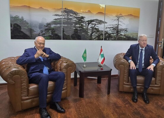 رجّي بحث مع أبو الغيط في الأوضاع في لبنان والمنطقة واعتداءات إسرائيل المتواصلة على لبنان