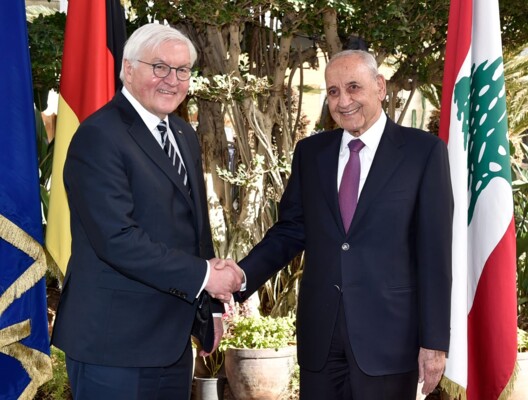 بري استقبل الرئيس الألماني: لبنان واللبنانيون لا يريدون الحرب ولن يقبلوا بالاحتلال الإسرائيلي لأرضهم