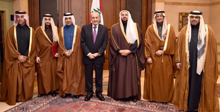 بري عرض مع الخليفي للعلاقات الثنائية والمستجدات وحمّله شكر لبنان لقطر على دعمها الدائم