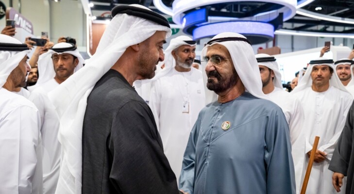 محمد بن زايد زار منصة "اصنع في الإمارات 2026": "سعدت بشوفة بو راشد عضيدي وتاج راسي"