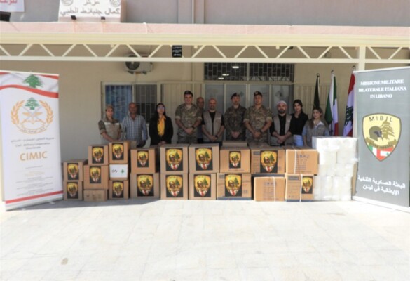 الجيش: تقديم معدات لمركز كمال جنبلاط الطبي في ميمس بإطار التعاون بين "CIMIC" و"MIBIL"