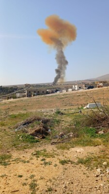 غارتان إسرائيليتان تستهدفان مدينة الهرمل في البقاع