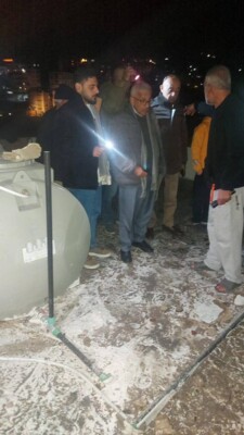 سعد تفقد مبان متضررة جرّاء الاعتداءات الإسرائيلية في الغازية