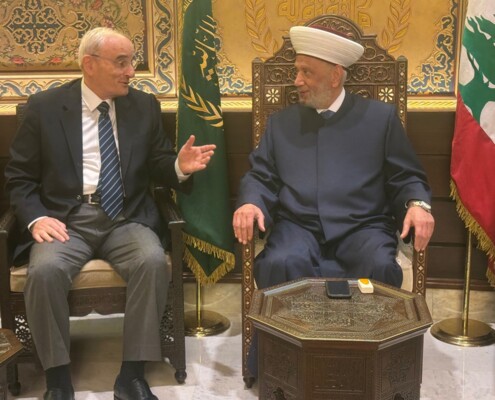 منسى من دار الفتوى: الجيش مستمر بتعزيز حضوره في  بيروت وحصر السلاح بيد القوى الشرعية تنفيذا لقرارات الحكومة