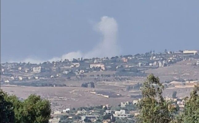 الجيش الإسرائيلي نفذ عملية تفجير في محيط بلدة الطيبة في الجنوب