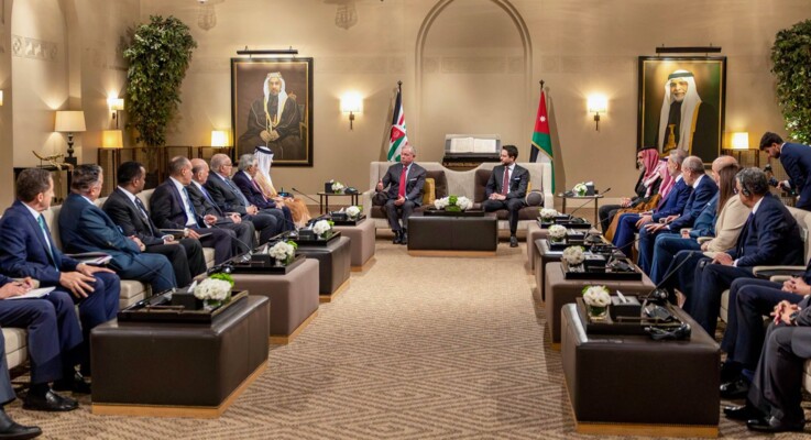 ملك الأردن: لموقف عربي إسلامي موحد وجهد مشترك لوقف الإجراءات الإسرائيلية في القدس