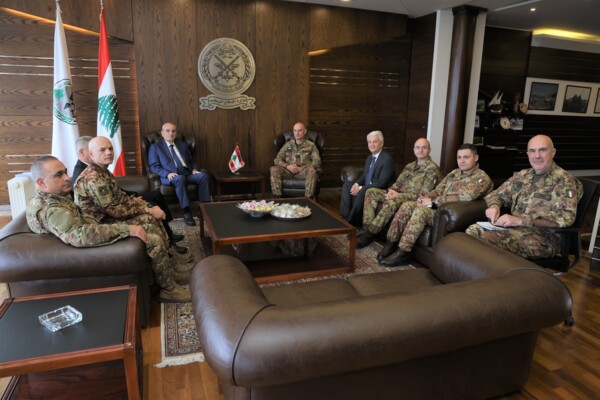 رئيس أركان الدفاع الإيطالي أكد التزام بلاده بالوقوف إلى جانب لبنان