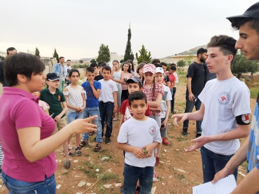 نظارة التربية والشباب في &quot;الحزب السوري القومي&quot; نظمت نشاطاً بيئياً في منفذية سلمية