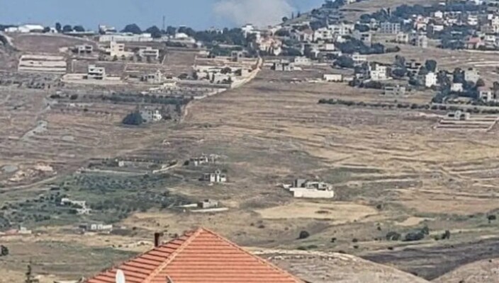 قصف مدفعي اسرائيلي يطال حي المرج في بلدة حولا