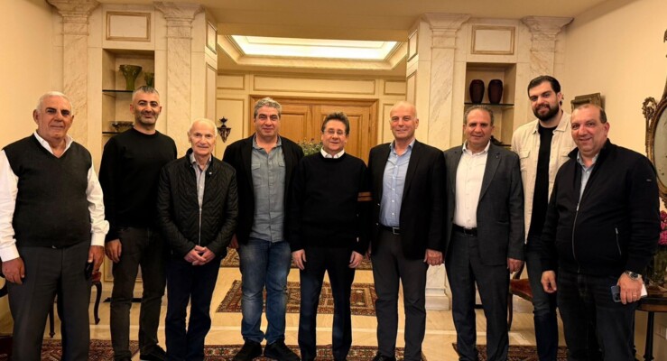 كنعان استقبل وفدا من بلدية المتين ومشيخا وبحث معه ملفات إنمائية