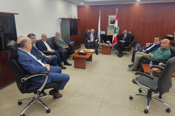 بدران بحث مع وفد من "UNDP" بمشاريع البرنامج وتعزيز التعاون مع الجامعة اللبنانية
