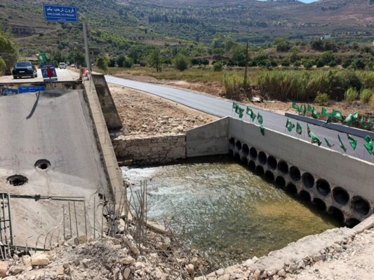 وزارة الأشغال فتحت ممر قعقعية الجسر الموقت وأعادت ربط النبطية ببنت جبيل