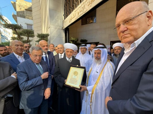 دريان افتتح مسجد الإمام الشافعي في الصنائع: بيروت تستحق وعلينا أن نفعل الكثير لكي نستحقها
